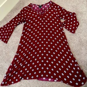 Very nice rue 21 maroon red dress shirt sexy PRICE DROP